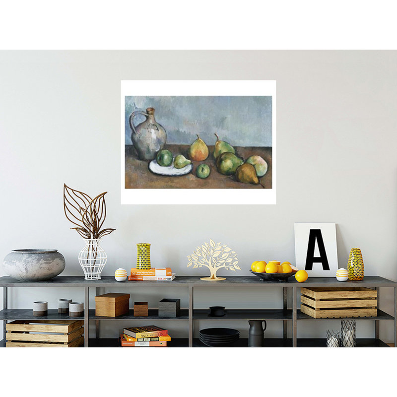 Pitcher and FruitPaul Cézanne Giclee Print, 32" H x 40" W
