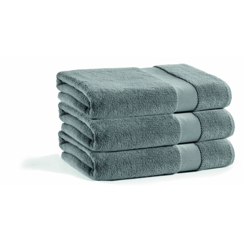 Luxury Bath Towel - Dark Grey, 1 Piece, 27.6 x 55.1 inches | 80% Cotton / 20% Bamboo, 19.4 oz/sq yd | Ultra-Absorbent, Soft & Durable | Ideal for Home Spa, Gym, and Travel | Easy Care: Machine Washable, Tumble Dry Low