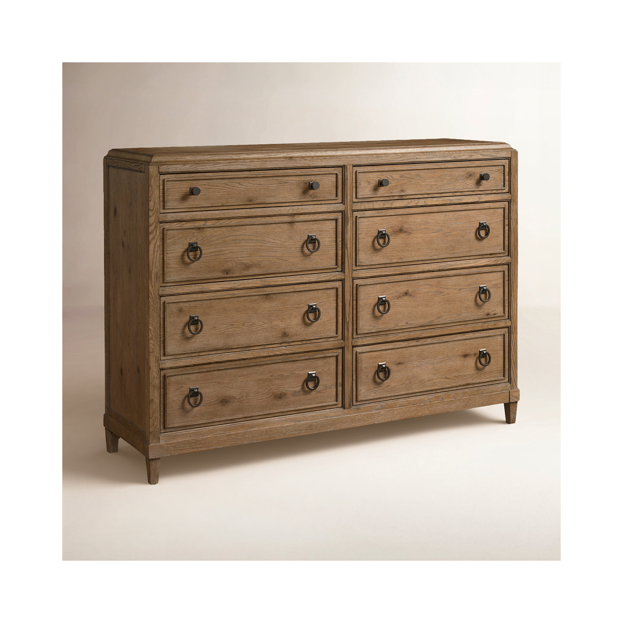 Hayes 8 Drawer Dresser, Brown
