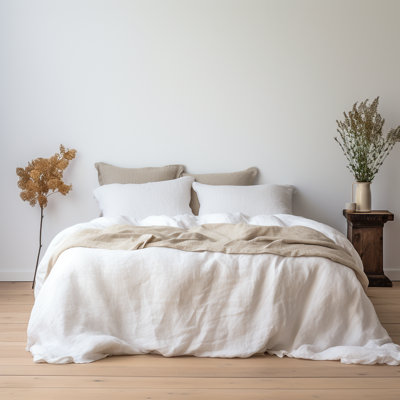 100% Natural French Linen Duvet Cover Set