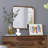 Square Mirror with Wood Frame