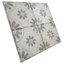 Kings 17.63" x 17.63" Ceramic Patterned Wall & Floor Tile