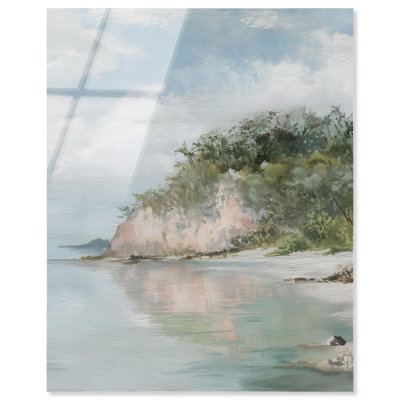 Impression côtière bord de mer brume par Art Remedy