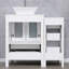  Ensemble de meuble-lavabo simple 36 po avec lavabo vasque, plateau en bois manufacturé, robinet, drain-482732590-482732591