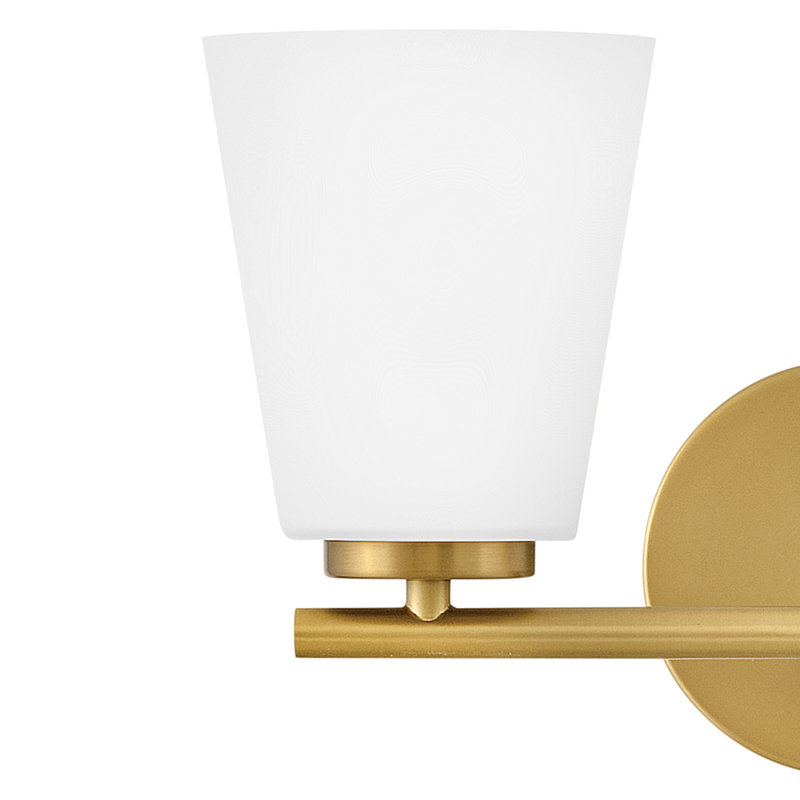 Lark Bri Bathroom Vanity Light, Gold