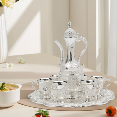 House Of Hampton® Graidy 8.45oz. Floral Teapot Set For 6