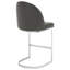 Upholstered Counter Stool with Metal Frame-899677194