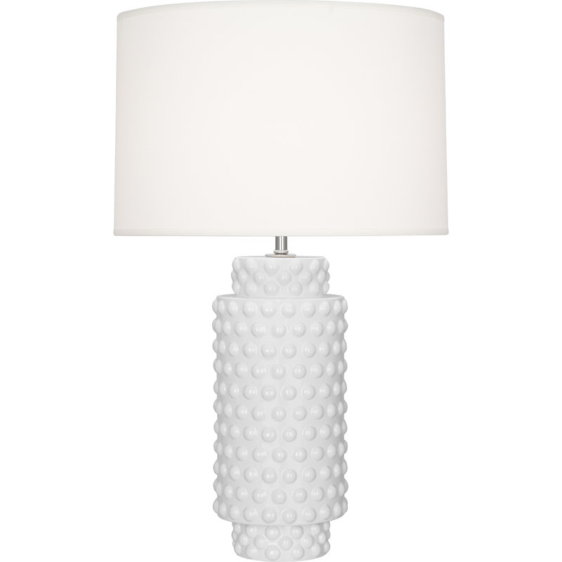 Dolly Table Lamp, 21.5" H x 15" W x 15" D, Egg Blue