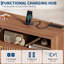 Commode 7 tiroirs cannelée de 54 pouces de largeur-426436943
