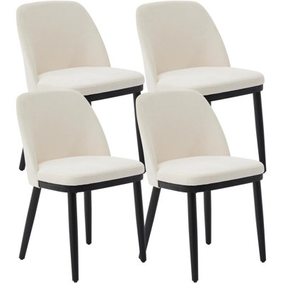 Upholstered Dining Chairs, Modern Kitchen Chairs With Thick Cushions by Corrigan Studio