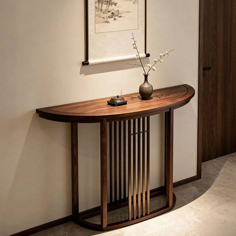 Console rétro de style chinois, H 35,4 po x l 55,1 po x P 13,8 po