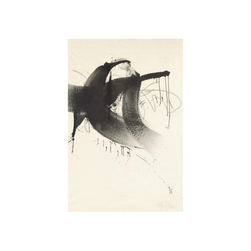Obliquo II Print by Kelly Rogers, Image Brush Gel, 36" H x 24" W