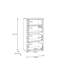 54.8 cm W Chest of 4 Drawers-1739381486