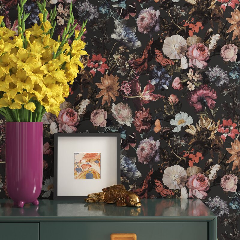 Etta Avenue™ Logan Floral Roll & Reviews | Wayfair