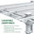 12x12 White Vinyl Elysium Attached Louvered Pergola