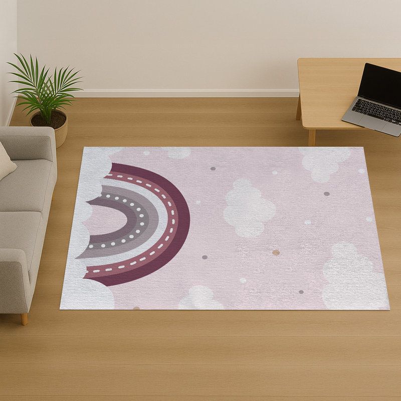 Geometric Shapes Area Rug, Rectangle 140 x 200 cm
