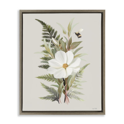 Bumble Bee & Flower Floating Frame, design by House Fenway