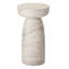 Table d'appoint de patio en pierre naturelle