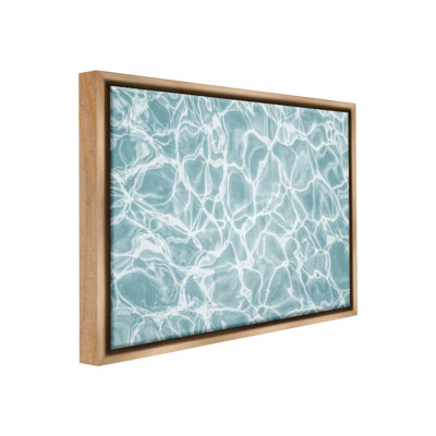 «Summer Water Ripples Orme brun», art mural sur toile flottante par Sissi et Seb