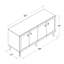 Buffet 4 portes Lumina