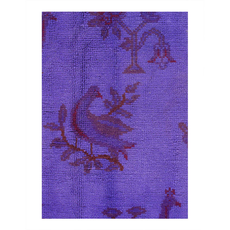 Weda Geometric Area Rug in Purple