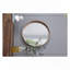 31.5" Round Pine Wood Mirror