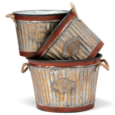 Metal Pot Planter