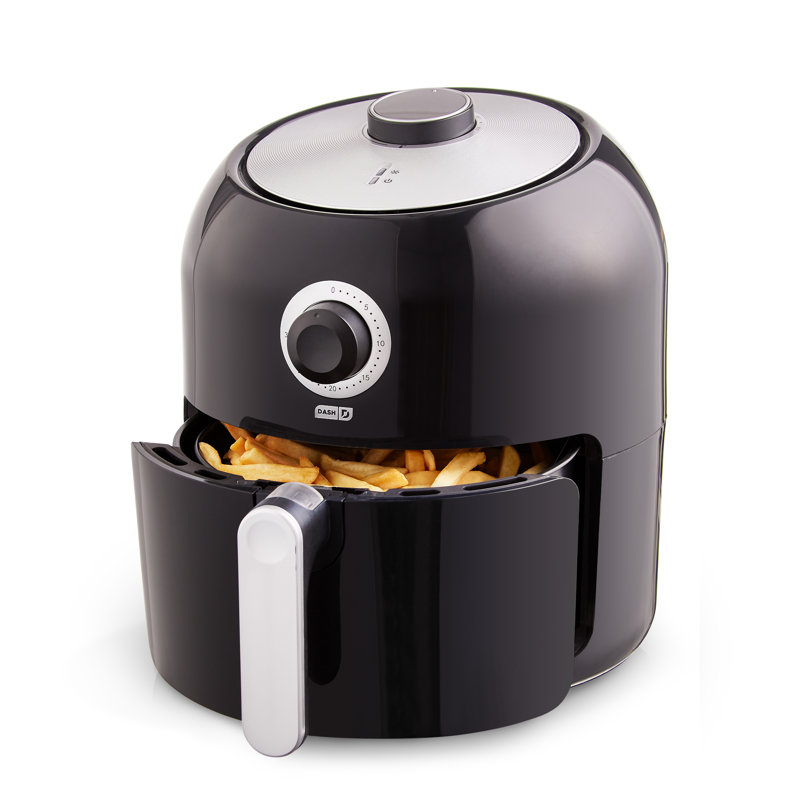 Dash 6 Quart Family Size Air Fryer, Black
