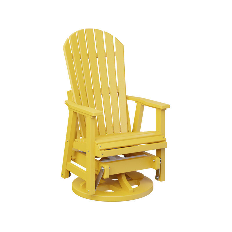Fauteuil oscillant jaune berlinois berlinois, Jaune soleil levant