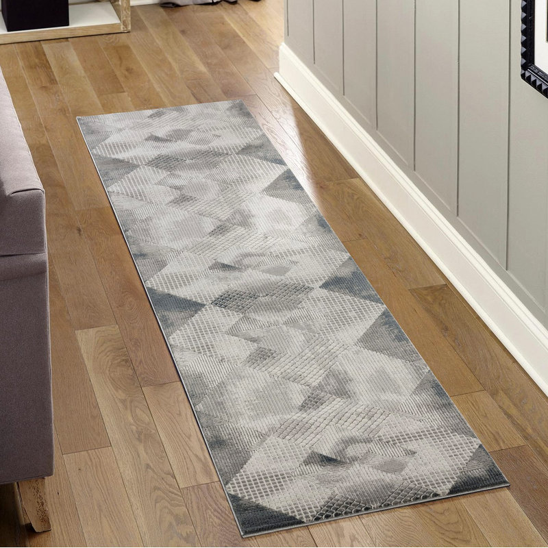 Geometrix  Area Rug, Runner 2'7" x 9'10"