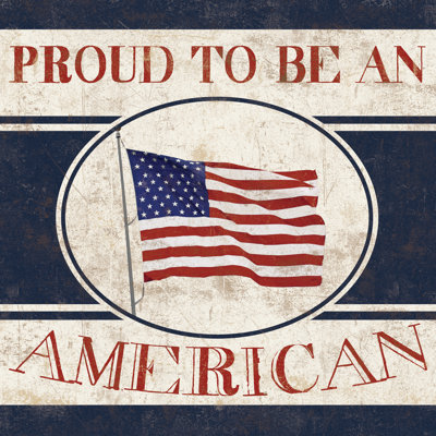 Proud American - Wrapped Canvas Print