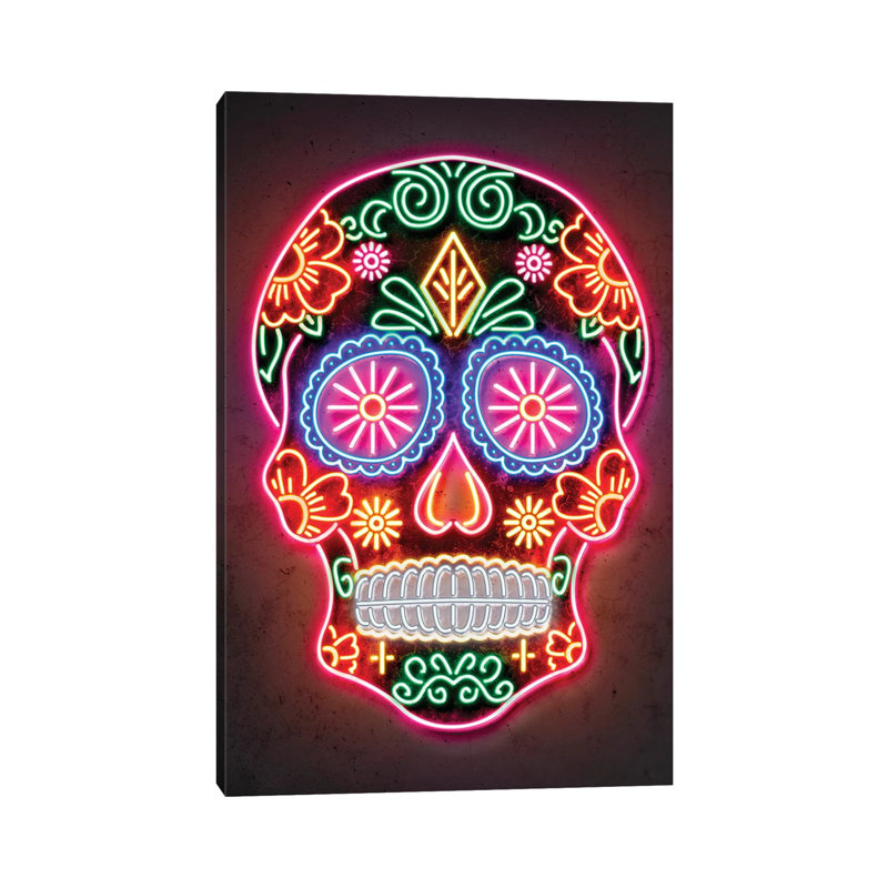 Day of the Dead 1 Piece Wrapped Canvas Wall Art, 66.04 cm H x 45.72 cm W x 3.175 cm D