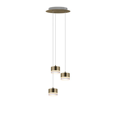 Luminaire suspendu cylindrique à DEL 3 lumières Barnsdall