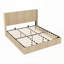 Base de lit plateforme en bois avec rangement relevable-826710342-826710343