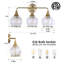 Applique de meuble-lavabo rétro - conception de lampe intemporelle, élégance en métal et en verre-1700230037-1702276189-1702276190