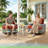 
Burcin Outdoor Rattan Woven Sofa With Luminous End Table And Swivel Chair-604153863