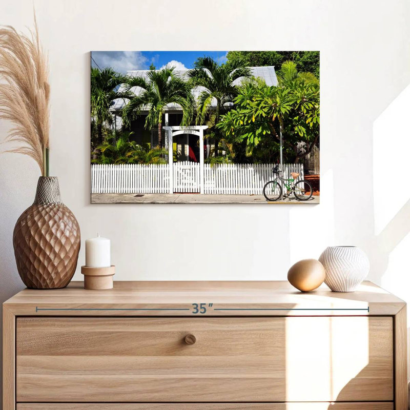 Lilie Key West Cottage, 16" H x 24" W