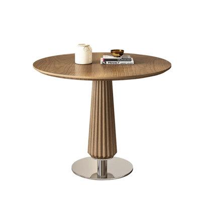 Walnut Round Solid Wood Dining table