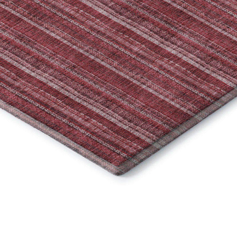 Premium Machine Washable Prisco Pink Rug, Rectangle 10' x 14'
