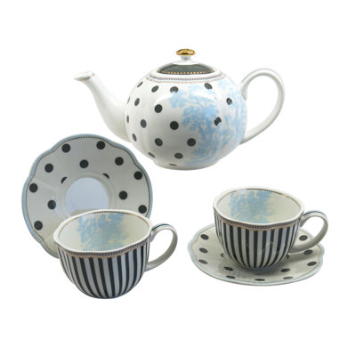 Service à thé en porcelaine 