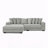 Upholstered Sleeper Sectional Sofa-129000919