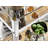 Modern Bar Cart With Mirrored Glass Shelves And Rolling Casters For Stylish Serving And Decor
