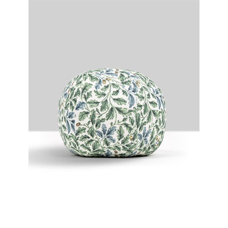 PETITE CHARMS Throw Pillow, Wintermint, Round 12"