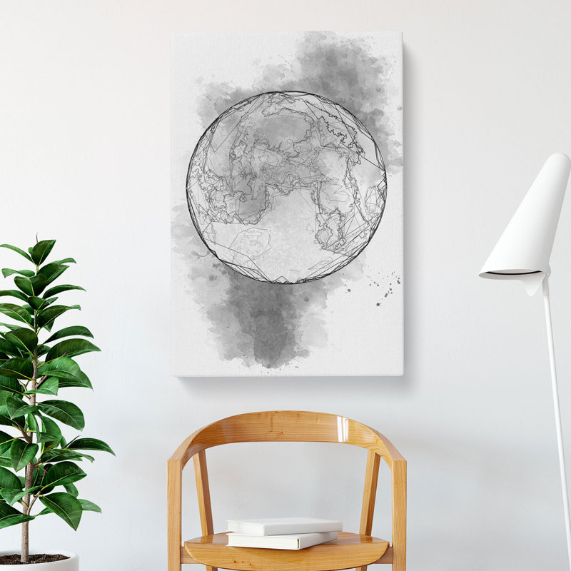 The Beauty Of The Moon - Wrapped Canvas Print, 76cm H x 50cm W x 3cm D