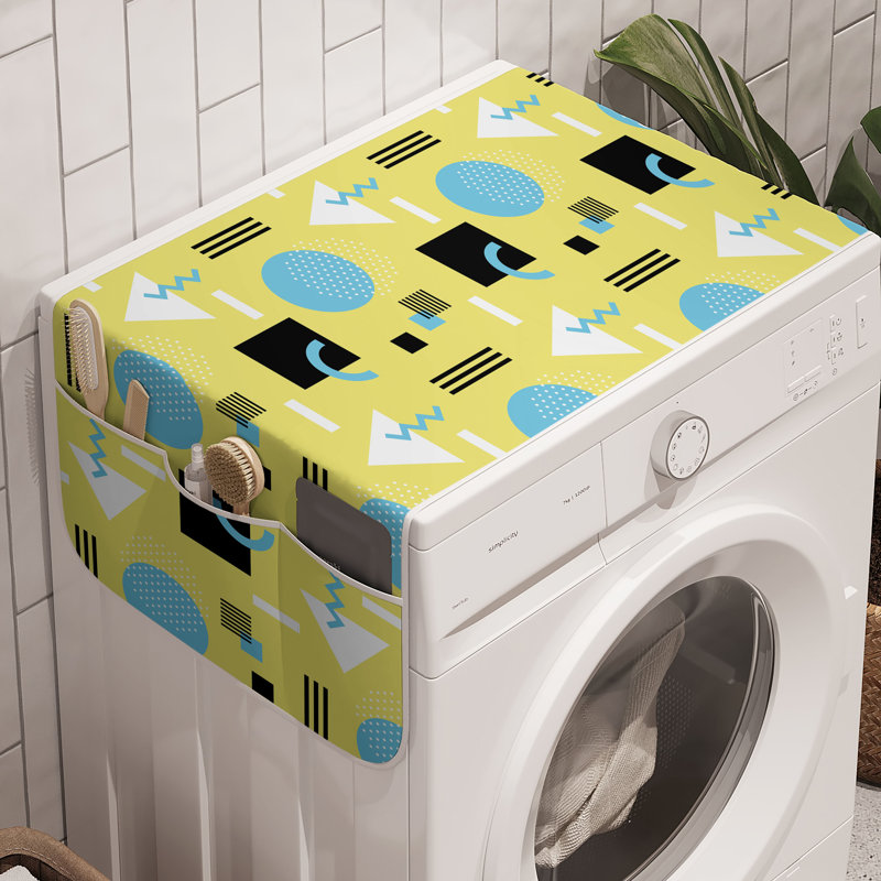Paquet de 2 boîtes à linge East Urban Home Abstract de 47 po x 18,5 po
