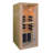 1-Person Bluetooth Compatible Far Infrared Sauna 980W Personal Indoor Sauna with Oxygen Lonizer