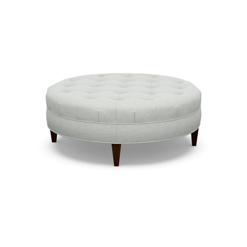 Round Ottoman, Walnut, 9637-82