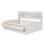 Spacious Wood Captain Bed With Storage, Modern White Finish For Home