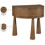Table de chevet en placage d'acacia et bois massif Oasis-1250026420