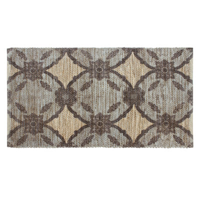 Hand Tufted Cotton/Jute Flatweave Boho Rug